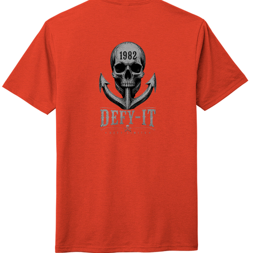 Deep Orange Heather - DM130 - BACK