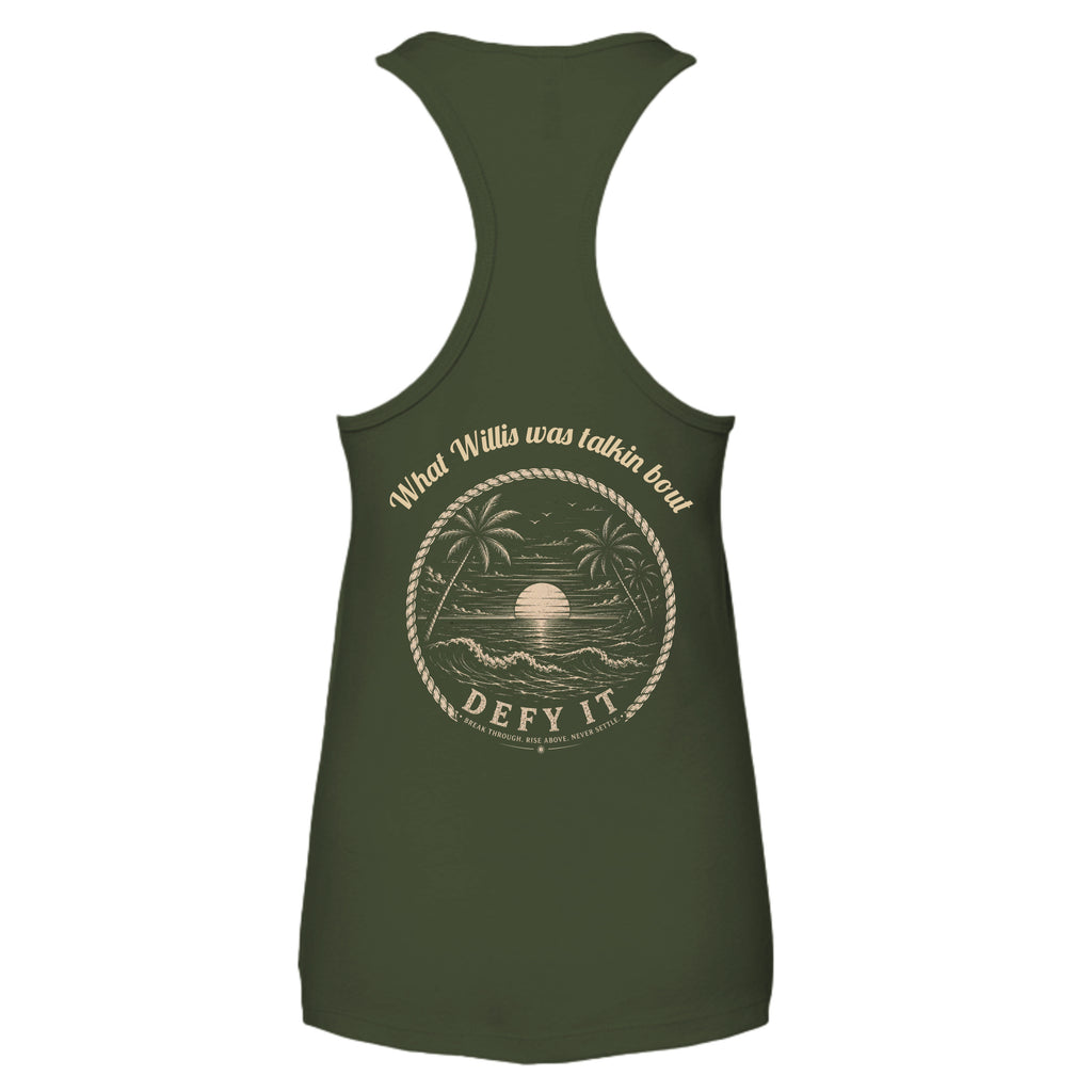 MILITARY GREEN - B6008 - BACK